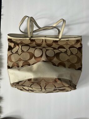 Coach Large Signature C’s Jacquard 10125 Tote Handbag